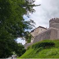Český Šternberk - hradby
